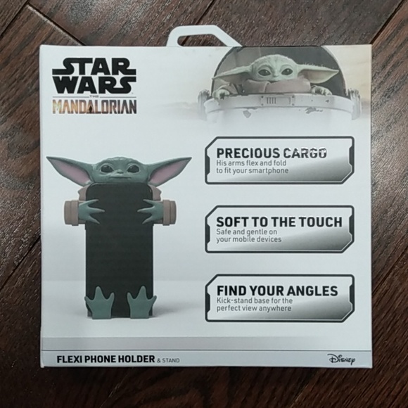 Star Wars The Mandalorian Grogu Flexi Phone Holder and Stand Disney - Picture 2 of 9